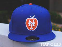 New York Mets Big Apple Fitted Cap Hat Club Hats Fitted Caps Caps Hats