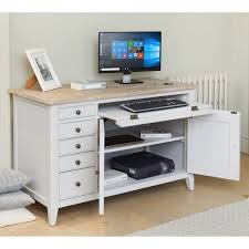 Maybe you would like to learn more about one of these? Office Desks Signature Grey Hidden Home Office Desk Cff06a By Baumhaus