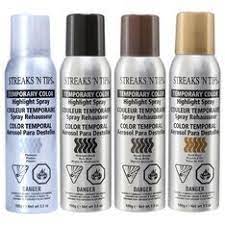 Temporary Color Highlight Spray Hair Color Spray Temporary Hair Color Colored Highlights