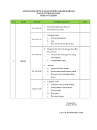 Hasil Gambar Untuk Alokasi Waktu Layanan Program Paud Programming