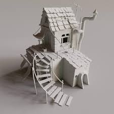 Wip Of A Stylized House Concept By Michal Kus Imgur V 2020 G 3d Iskusstvo Illyustracii 3d Animaciya