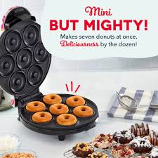 Mini Donut Maker | Cooks 7 Donuts in Minutes | Dash