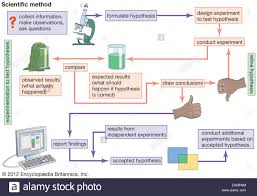 flow chart of scientific method stock photo 84972992 alamy