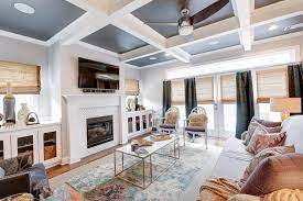 To create further interest in your design the ceiling can be painted in contrasting colors. Coffered Ceiling Design Ideas Hgtv