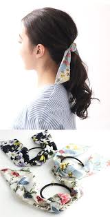 楽天市場 スカーフ柄リボンヘアゴム リボン スカーフ ロング レトロ スカーフゴム ヘアアクセ ヘアアクセサリー h 943 神戸ヴァンテーヌ ヘアボウホルダー ヘアアクセサリー ヘアゴム リボン