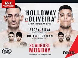 Mma news & results for the ultimate fighting championship (ufc), strikeforce & more mixed martial arts fights. Ufc Fight Night 74 Holloway Vs Oliveira Fight Card Results