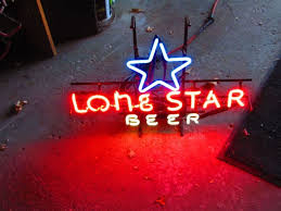 Pearl Beer Neon Sign Vtg Lone Star Neon Beer Sign Light Up Pearl Old Texas Star Tavern Bar Neon Signs Neon Beer Signs Beer