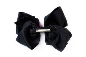 Beautiful hair for bighead people. Extra Large Hair Bow Black Ribbies Hair Accessories