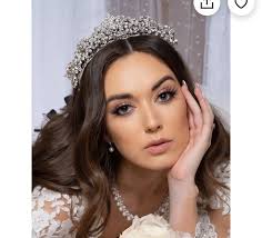 Silver Crystal Bridal Tiara, Swarovski Wedding Tiara, Tiara Wedding, Unique  Brid