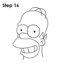For other uses of homer, see homer (disambiguation). How To Draw Homer Simpson Spongebob Drawings Simpsons Drawings Easy Cartoon Drawings