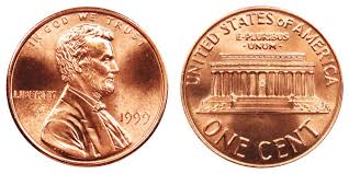 1999 lincoln memorial penny wide am coin value prices