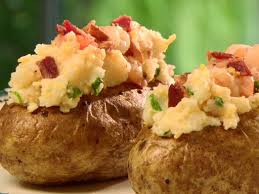 Red Lobster Shrimp Lobster Twice Baked Potatoes Baked Potato Recipes Food Network Recipes Twice Baked Potatoes