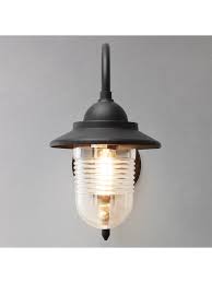 The aperto led outdoor wall light from oxygen lighting presents a sharp and chic aesthetic that refreshes exterior spaces as it provides functional. John Lewis Partners Wickham Outdoor Wall Light Black At John Lewis Partners