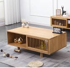Small space coffee & side tables. China Nordic Simple Oak Solid Wood Coffee Table Small Apartment Living Room Furniture China Solid Wood Coffee Table