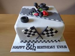 10th Car Birthday Cakes For 10 Year Old Boy Go Kart Cake 10th Birthday Cakes For Boys Racing Cake 10 Birthday Cake