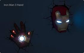 3d Light Fx Marvel Comics Super Hero 3d Deco Lights Avengers Wall Lights Superhero Wall Lights Iron Man