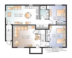 If you enjoyed the 50 plans we featured for 4 bedroom apartments yesterday you will love this. Discover The Plan 3117 V2 Killarney 3 Which Will Please You For Its 1 2 3 Bedrooms And For Its Craftsman Northwest Styles Basement House Plans Drummond House Plans Basement Apartment