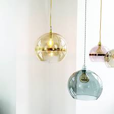Home › lighting › ceiling › pendant lights › coloured glass pendants by justin l. Rowan Pendant Lamp 28cm Colour Variations Haven Furniture
