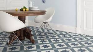 Gerflor Texline 2080 Cordoba Blue Imitation Carreaux De Ciment Carreau De Ciment Dalle Pvc