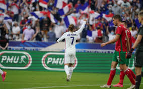 Deschamps pointe « le danger » la semaine dernière à clairefontaine, plusieurs joueurs de l. Greizmann On Target Against Bulgaria