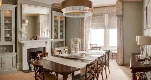 Daniela exley inspiration for a classic dining room in kent with grey walls, dark hardwood flooring and brown floors. Interior Design Dining Room Ideas Uk