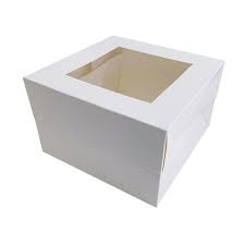 Per pack ( 10 pieces) this item has been discontinued. 12x12x12 Inch Cake Box Top Window Pe Coated