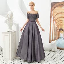 Stock 2019 Scoop Neck A Line Luxurious Beaded Sequined Evening Dresses Elegant Long Robe Femme Short Sleeve Formal Prom Gowns Plus Size Evening Dress