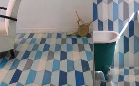 The variance is what makes them so fun and unique; Cement Tiles Handmade In Morocco Blue Floor Tile Cement Tile Moroccan Concrete Tile