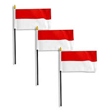 The national flag of indonesia was raised and presented in public at the indonesian independence day ceremony, on august 17, 1945. Amazon Com Online Stores Indonesia Flag 4 X 6 Inch Garden Outdoor