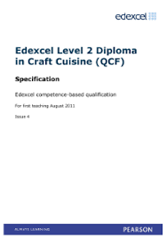 Nvq And Competence Based Qualifications Qcf Craft Cuisine L2 Pearson Qualifications