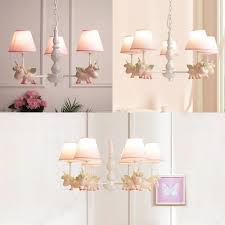 White Finish Cartoon Unicorn Chandelier Metallic 3 5 6 Lights Hanging Light Fixtures For Baby Kids Room Beautifulhalo Com