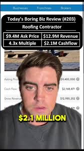 Today’s Boring Biz (# 203): Roofing Contractor