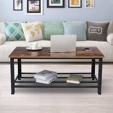 When making a selection below to narrow your results down, each selection made will reload the page to display the desired results. Industrial Coffee Table With Storage Drawers For Living Room Cocktail End Tables Wood Furniture With Metal Frame Walmart Com Walmart Com