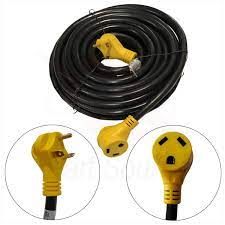 How to jump a car with extension cord. 50 Foot Rv Extension Cord 30 Amp Power Supply Cable For Trailer Camper Motorhome Walmart Com Walmart Com