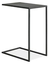 Slim Round C Table In Natural Steel Modern End Tables Modern Living Room Furniture Room Board Modern End Tables C Table Modern Furniture Living Room