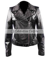 Domino Movie Keira Knightley Harvey Studded Leather Jacket Stylish Jackets Celebrity Outfits Leather Jacket