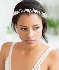 Roslyn Silver Wedding Hair Vine