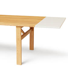 The leg structure creates a quirky, high quality structure. Damsbo Master Dining Table 245 Oak Form Refine