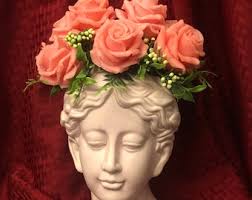 RED CORRUGATED VASE by Flute Chicago