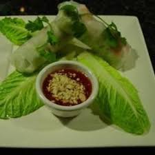 Thai Basil Rolls With Hoisin Peanut Sauce Recipe Perfect Sushi Rice Recipe Peanut Sauce Recipe Healthy Appetizers