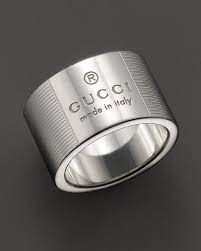 Gucci Gucci Trademark Stripes Sterling Silver Ring Jewelry Accessories Fine Jewelry Rings Bloomingdale S Silver Ring Designs Silver Rings Rings For Men