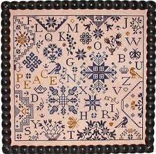 1897 schoolhouse samplers (18) a. Praiseworthy Stitches Simple Gifts Peace Cross Stitch Samplers Cross Stitch Cross Stitch Patterns