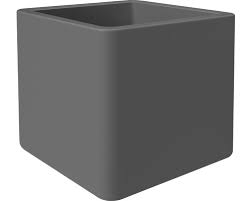 Geli pflanztopf napoli kaufen bei bauhaus: Pflanztopf Elho Pure Soft Brick Kunststoff 50x50x49 Cm Anthrazit Inkl Rollen Bei Hornbach Kaufen