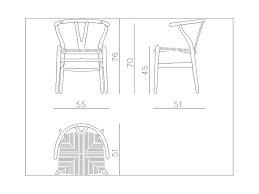 Chair Ch24 Wishbone Wishbone Chair 33 12 Kb Bibliocad