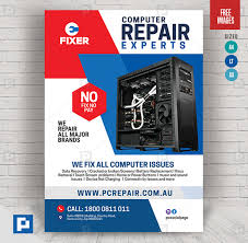 So if you want to make $25 an hour, charge $50 to fix someones computer. Macbook And Laptop Computer Repair Flyer Psdpixel
