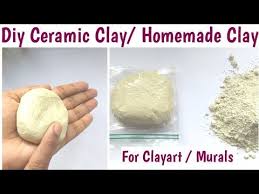 Diy How To Make Ceramic Clay At Home Homemade Clay Tutorial Ceramicclay Recipe Youtube In 2020 Homemade Clay How To Make Ceramic Ceramic Clay