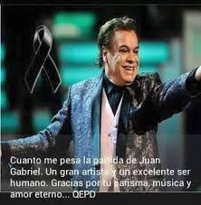 Tu eres la tristeza de mis ojos que lloran en silencio por tu amor me miro en el espejo y veo en mi rostro el tiempo que he sufrido por tu adiós obligo que te olvido en el pensamiento pues, siempre estoy pensando en el ayer prefiero estar dormida que despierta de tanto que me duele que no estés. Amor Eterno Juan Gabriel Home Facebook