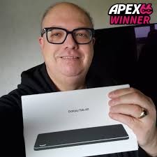 Give a big congrats to Anthony Mann from Peterborough for winning this  Samsung Galaxy Tab. 🔥 Anthony couldn't believe his luck when he got the  call saying that h'ed managed to win