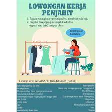 Info lowongan kerja surabaya agustus 2020. Lowongan Kerja Penjahit Konveksi Kartasura Info Loker Solo