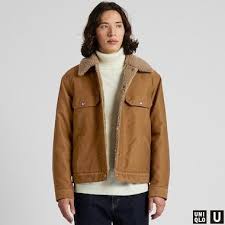 Men U Pile Lined Trucker Jacket Trucker Jacket Trucker Jacket Men Jackets